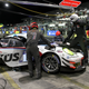Pivoting the No. 17 Porsche 911 GT3 R out to leave the pits, all while the fueler is still on the hood.